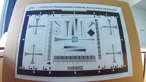 Schwarz-Weiss Weitwinkel Aufnahme
