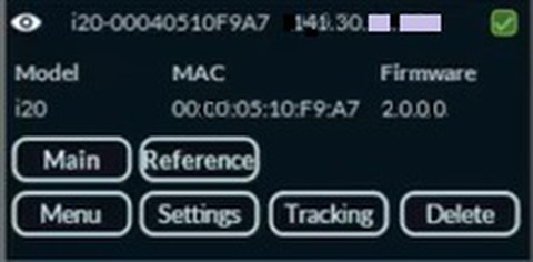 Hauptmenü Settings