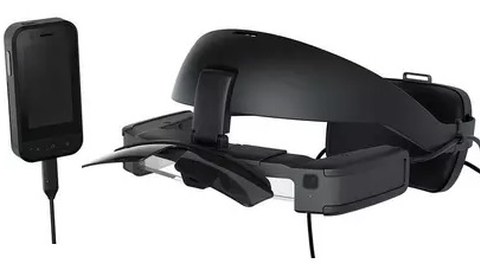 Bild einer AR-Brille Epson Moverio BT 45CS