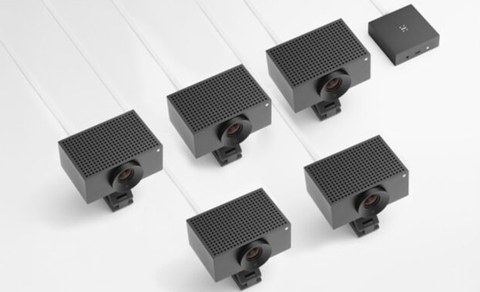 Fünf Kameras L1 für Huddly Crew