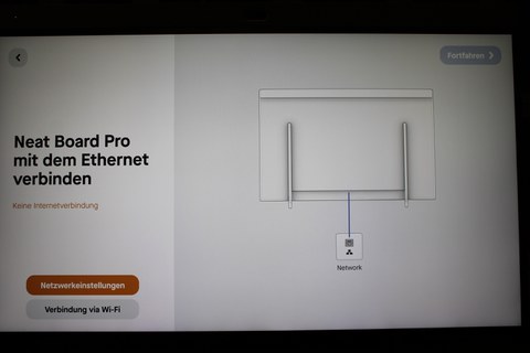 Fortfahren ausgegraut