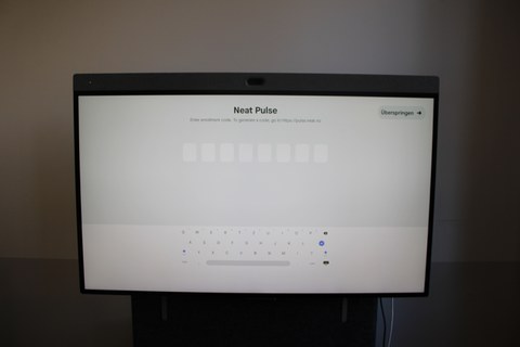 Enrollment Code Eingabe