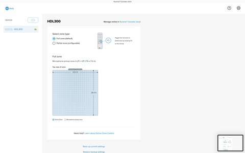 Active Zone Control 2/2