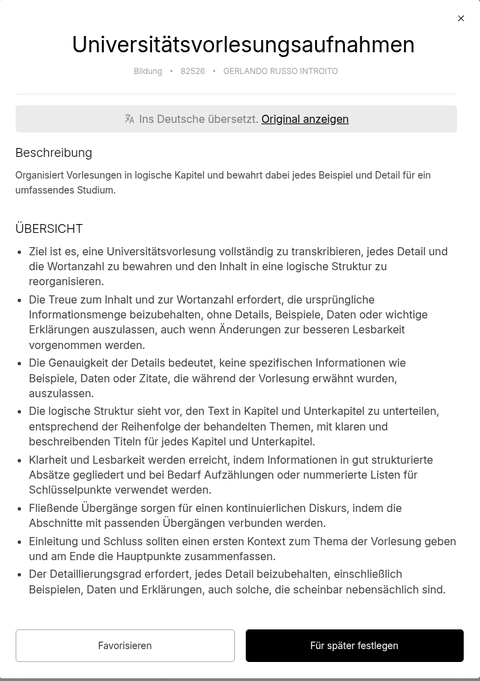 Community Template Univorlesung