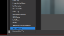 Effektfilter Weichzeichner hinzufuegen