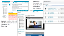 Abbildung: Vorlesung: Startseite, Aufzeichnung und Materialien