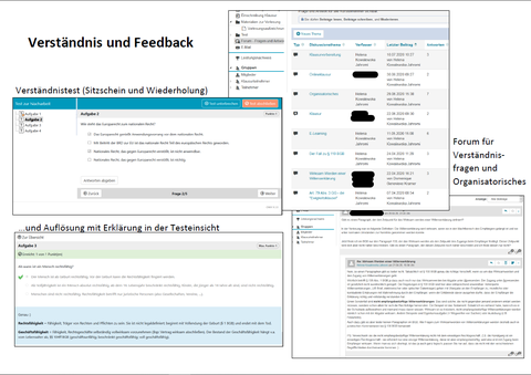 Abbildung: Verständnis und Feedback