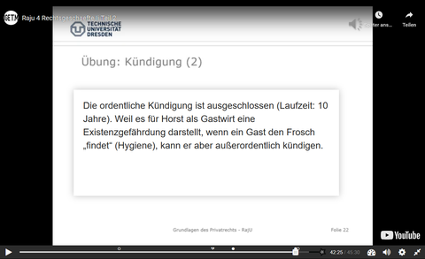 Screenshot: Übung