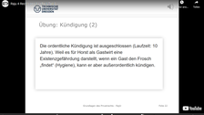 Screenshot: Übung