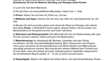 Screenshot: Kurs Mitteilung