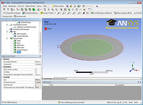 Screenshot: ANSYS