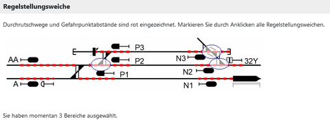 Screenshot: Beispiel Hotspot-Aufgabe Online-Test