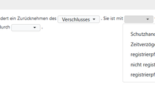 Screenshot: Beispiel Textauswahlaufgabe Online-Test