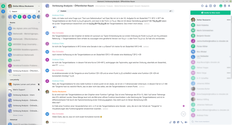 Screenshot: Matrix Chat