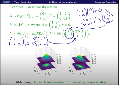 Screenshot: Video über Theory of the Multinormal