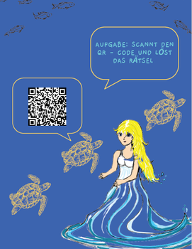 Aufgabe: Scannt den QR-Code und löst das Rätsel