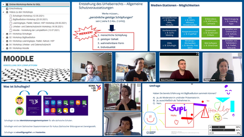 „Online-Workshop-Reihe für BQL“ zu ausgewählten Digitalisierungs­themen für Lehramtsstudierende und Seiteneinsteiger:innen: Dagmar Oertel & Malte Krone (#DO1)