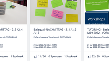 Screenshot: Remo Backend, 3 Einträge