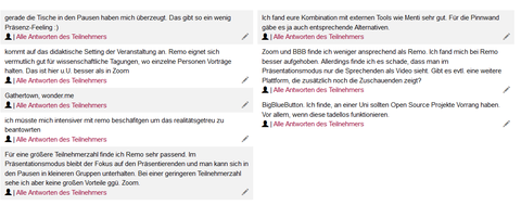 Feedback zu Remo