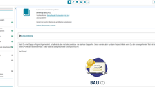 Screenshot: Startseite OPAL-Kurs "LevelUp Bauko"