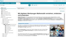Screenshot: OPAL-Kurs "Mit digitalen Werkzeugen Mathematik verstehen, entdecken und anwenden