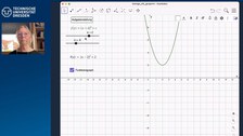 Links ein Bild von Kerstin Koch, rechts ein Graph