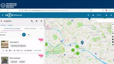 TUD-Website mit einer Karte