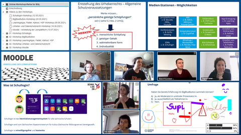 “Online Workshop Series for BQL” on selected digitalization topics for students studying to become teachers and lateral entrants: Dagmar Oertel & Malte Krone (#DO1)