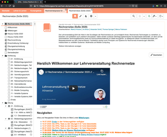 Screenshot: OPAL Kurs Rechnernetze