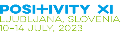 Hier ist das Logo der Konferenz Positivity XI zu sehen.