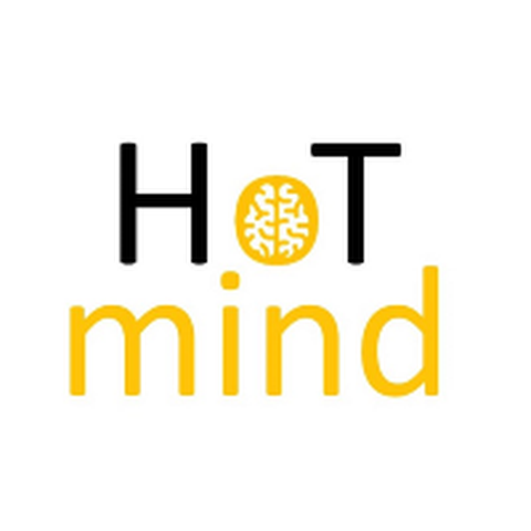 Zu sehen ist das Schwarz Gelbe Logo von Hot Mind