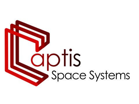 Zu sehen ist das rote Logo von Captis Space Systems. 