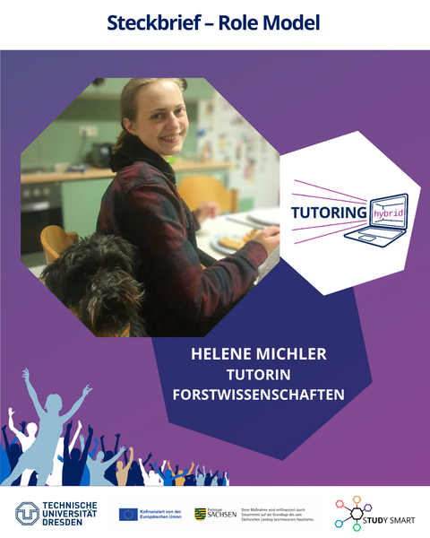 Eine studentische Tutorin der TU Dresden.
