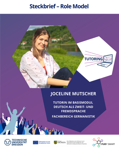 Eine studentische Tutorin der TU Dresden.