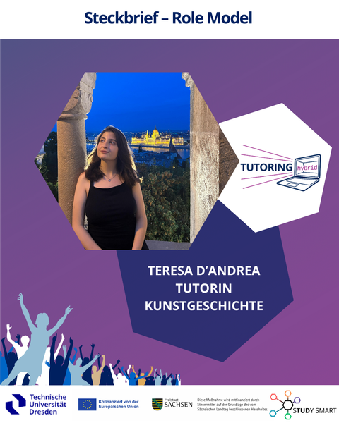 Eine studentische Tutorin der TU Dresden.