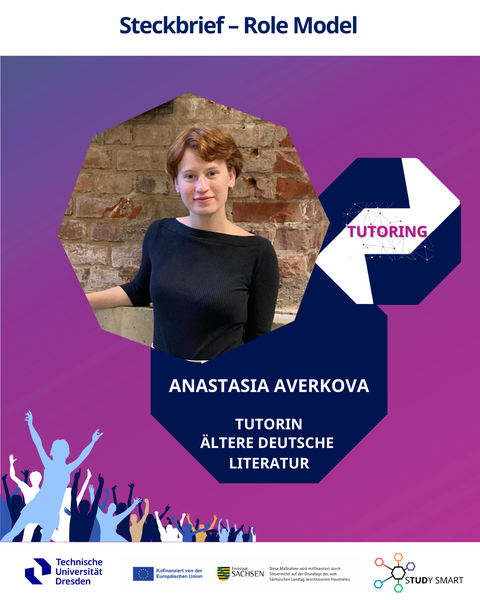Eine studentische Tutorin der TU Dresden.