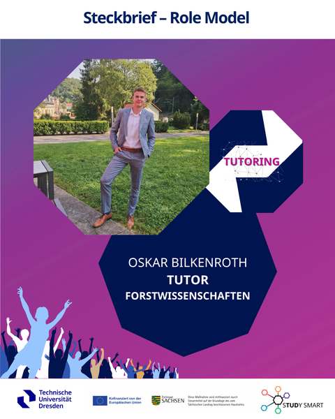 Ein studentischer Tutor der TU Dresden.
