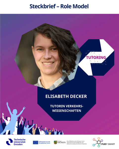 Eine studentische Tutorin der TU Dresden.