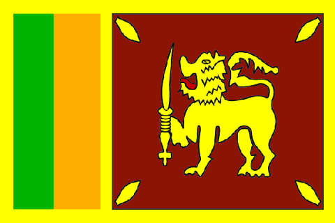 Flagge von Sri Lanka