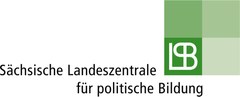 SLPB Logobild mit Aufschrift "Sächsische Landeszentrale für politische Bildung"