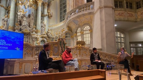 Podiumsdiskussion in der Frauenkirche