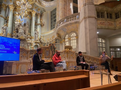 Podiumsdiskussion in der Frauenkirche