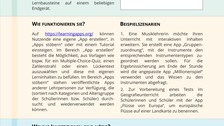 Medien-Steckbrief zu LearningApps