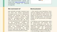 Medien-Steckbrief zu Schullogin