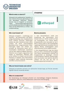 Medien-Steckbrief zu etherpad