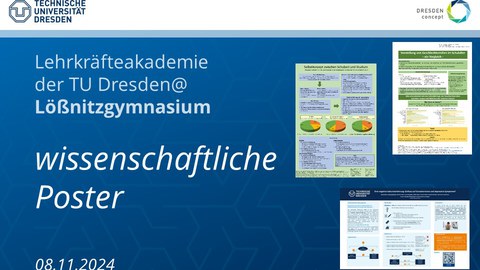 Blaue Powerpointfolie mit dem Titel der schulinternen Fortbildung