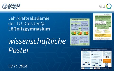 Blaue Powerpointfolie mit dem Titel der schulinternen Fortbildung