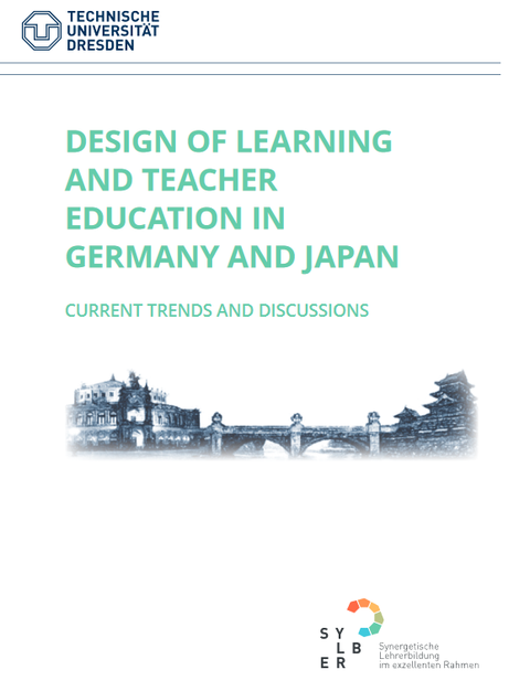 Cover des Booklets zum Symposium "Design of Learning and Teacher Education in Germany and Japan, current trends and discussions"