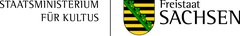 Das Bild zeigt das Logo des Sächsischen Staatsministeriums für Kultus.