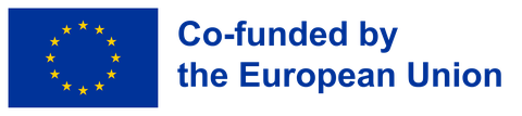 European Union flag with twelve yellow stars, indicating the project is co-funded by the EU